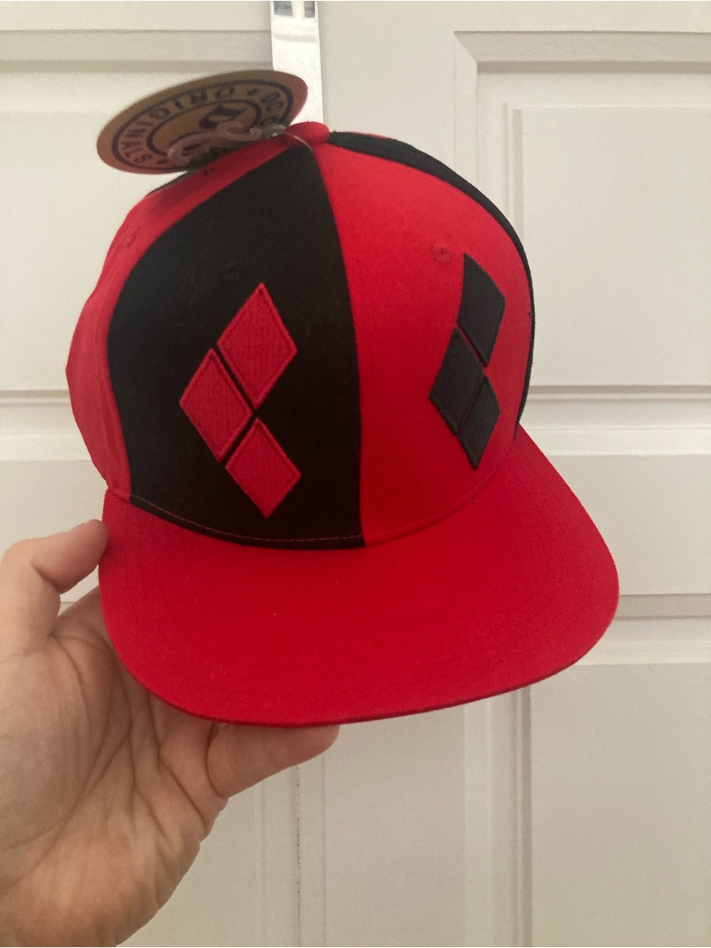 DC Red and Black Harley Quinn Baseball Cap